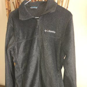 Columbia Gray Zip-Up Jacket - Men's Size Small